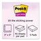 Post-It Notes, 3 x 3, Saffron Red, 90 Sheets/Pad, 8PK 654-5SSRR - alternate 5